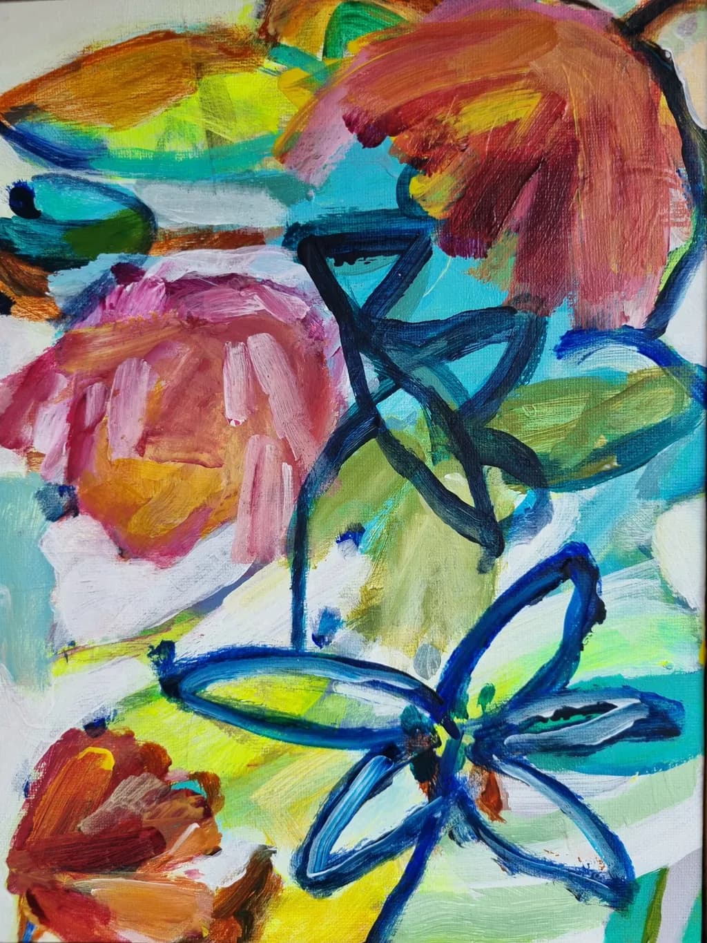 Vibrant Whispers of Nature: A Colorful Floral Dance