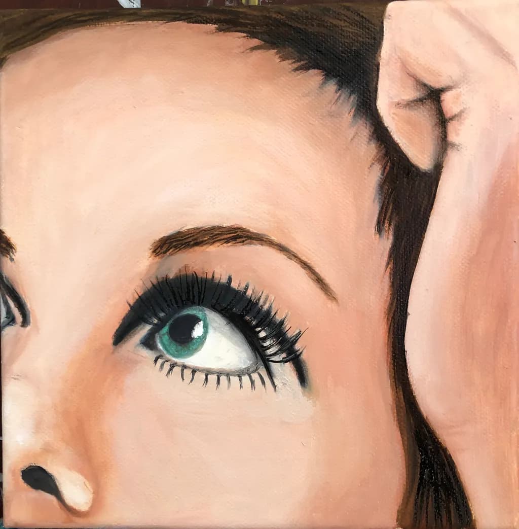 Whispers of Beauty: A Captivating Portrait of Expression and Detail