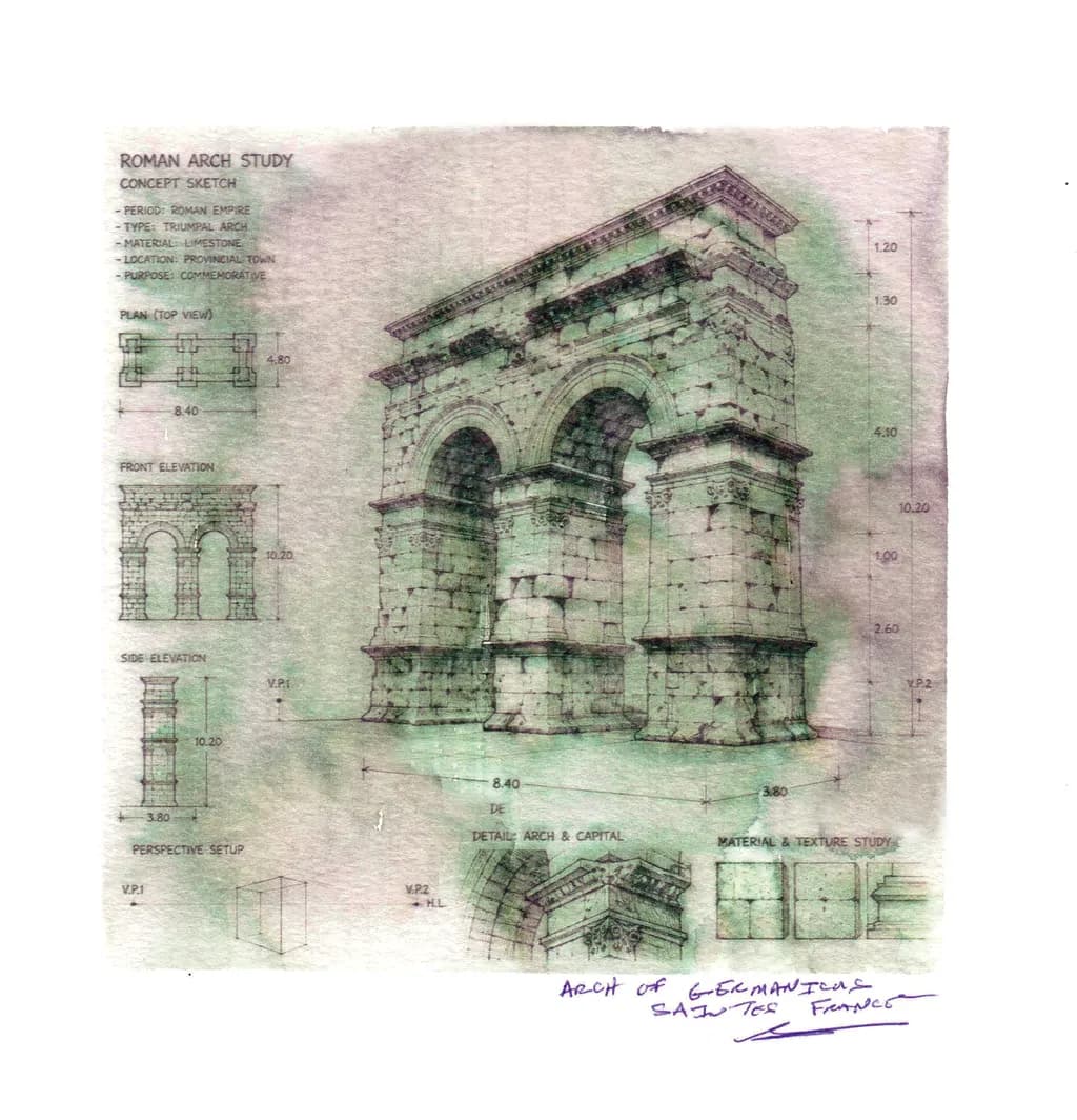 Arch of Germanicus: A Commemorative Study