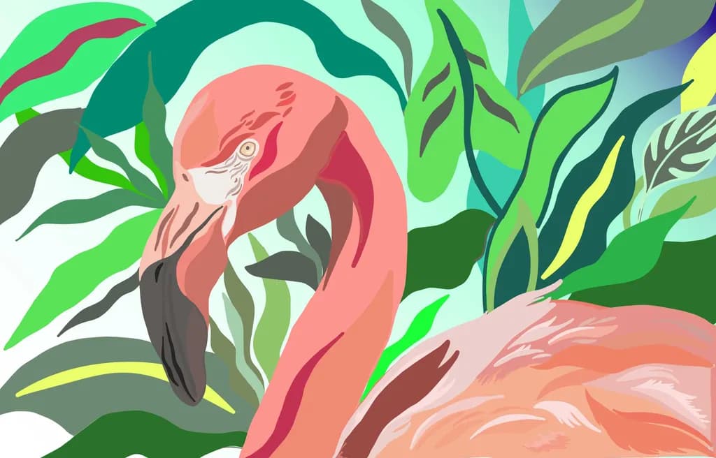 Tropical Flamingo