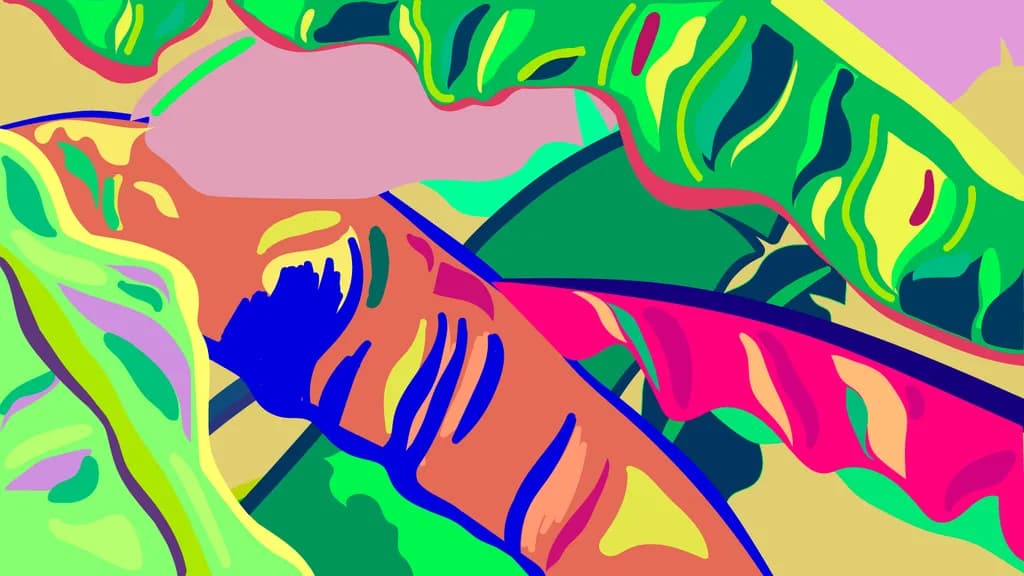Colorful Tropical Leaves