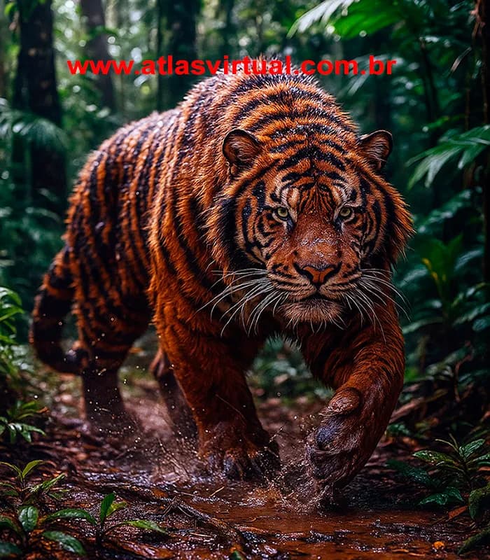 Tiger in Motion
