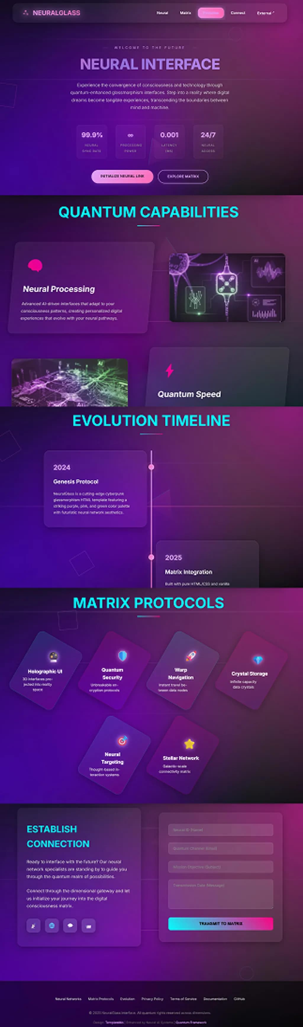 Neural Glass Interface