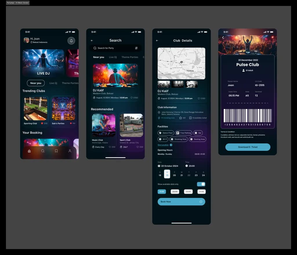 PartyApp Hi-Black Version