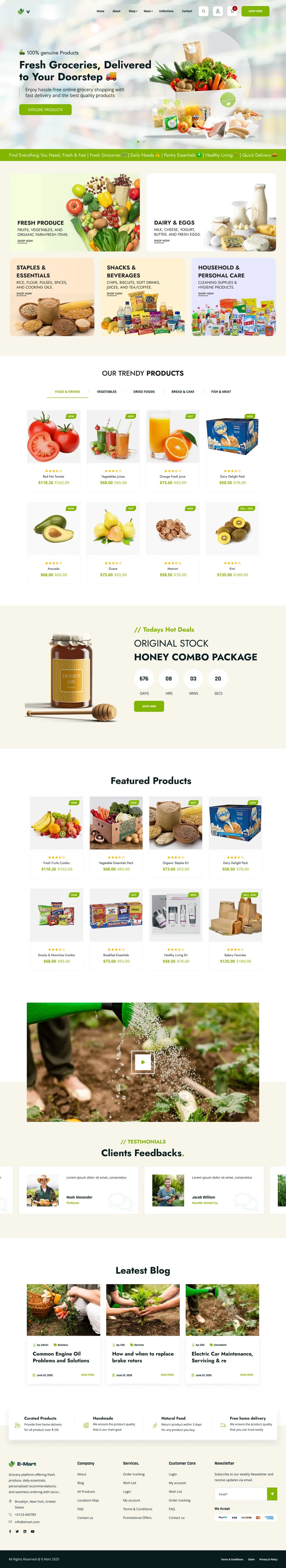 Grocery Selling Ecommerce