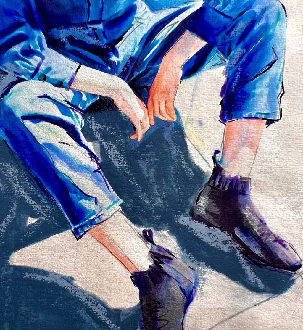 Blue Denim Moment