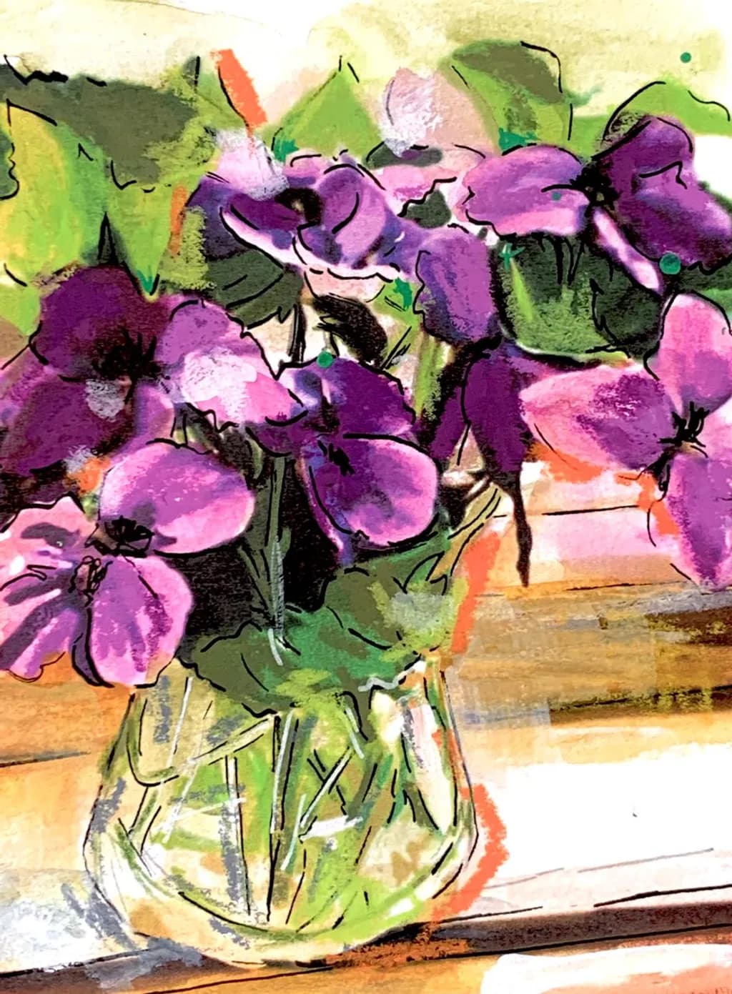 Purple Flower Bouquet