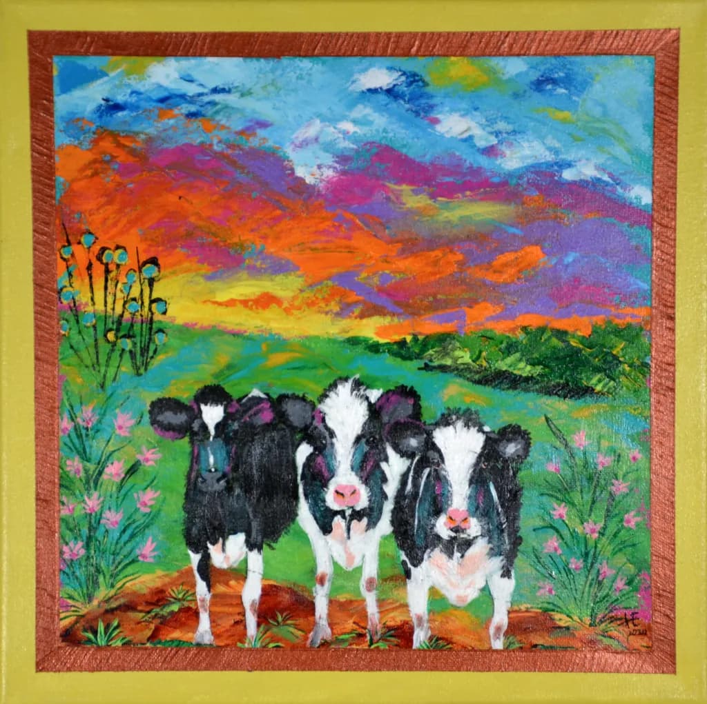 Cow Sunset