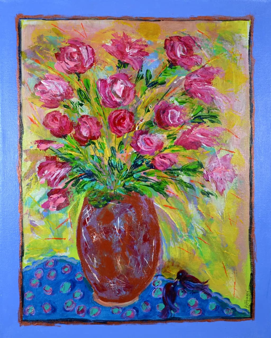 Pink and Red Roses