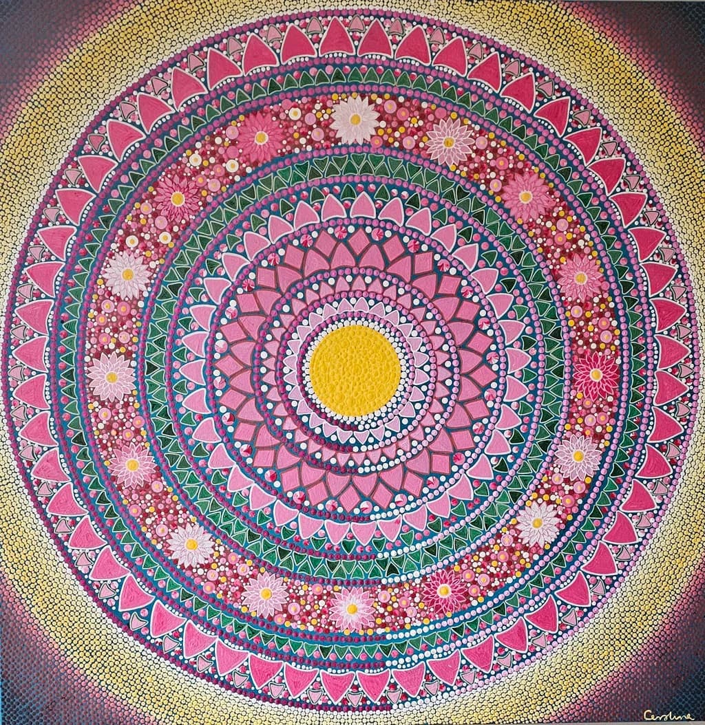 Abstract Dot Mandala