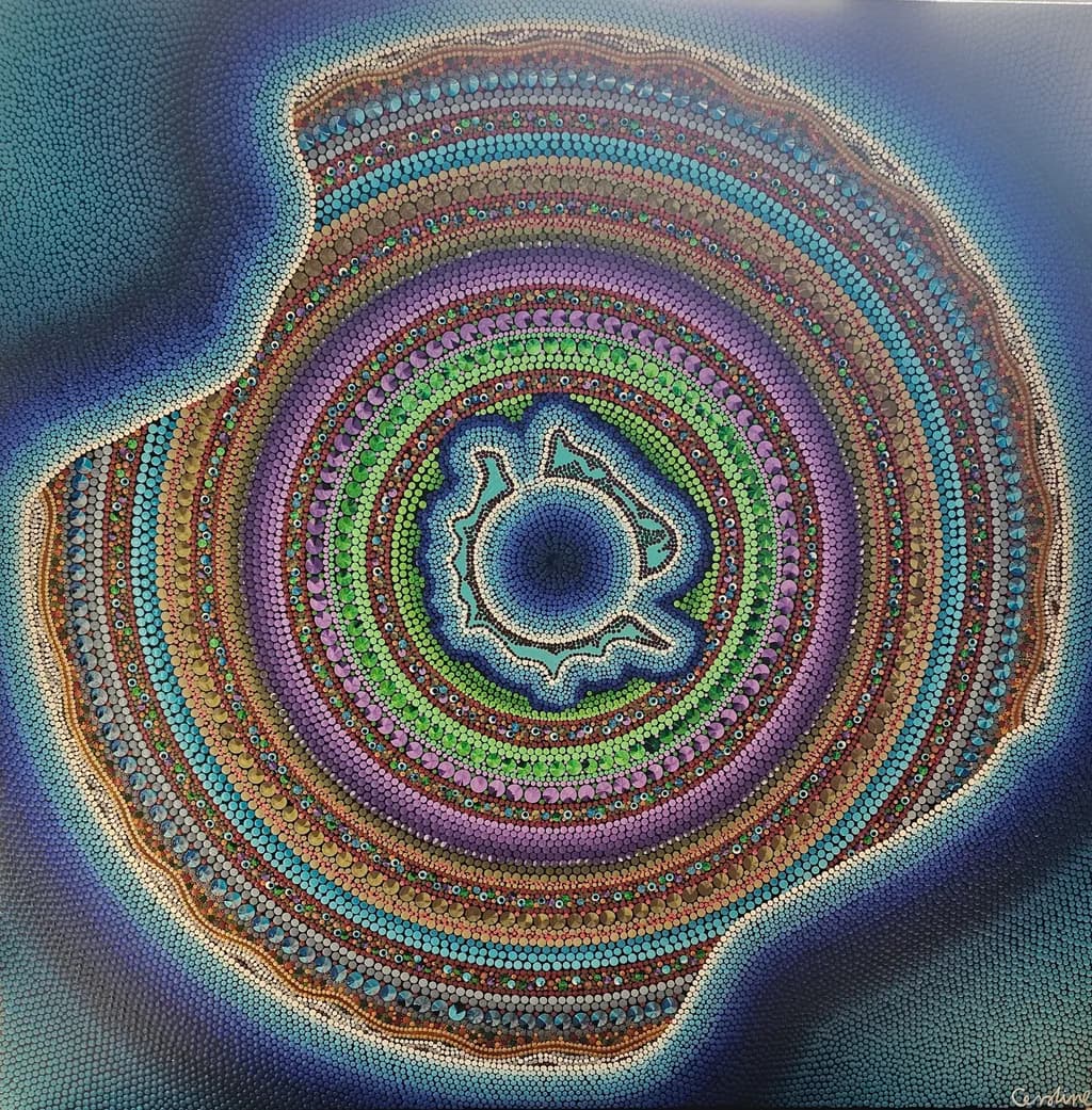Aarons Painting Mandala