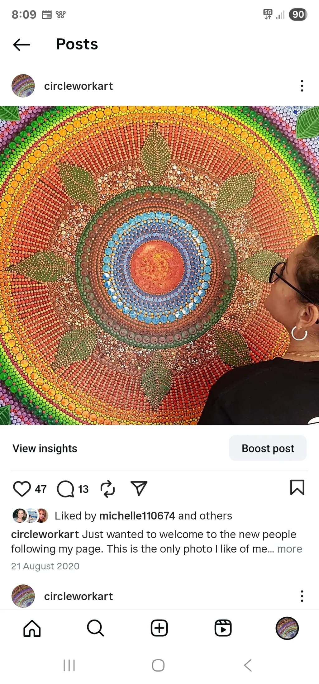 Vibrant Nature Mandala: A Celebration of Color and Creativity in Art