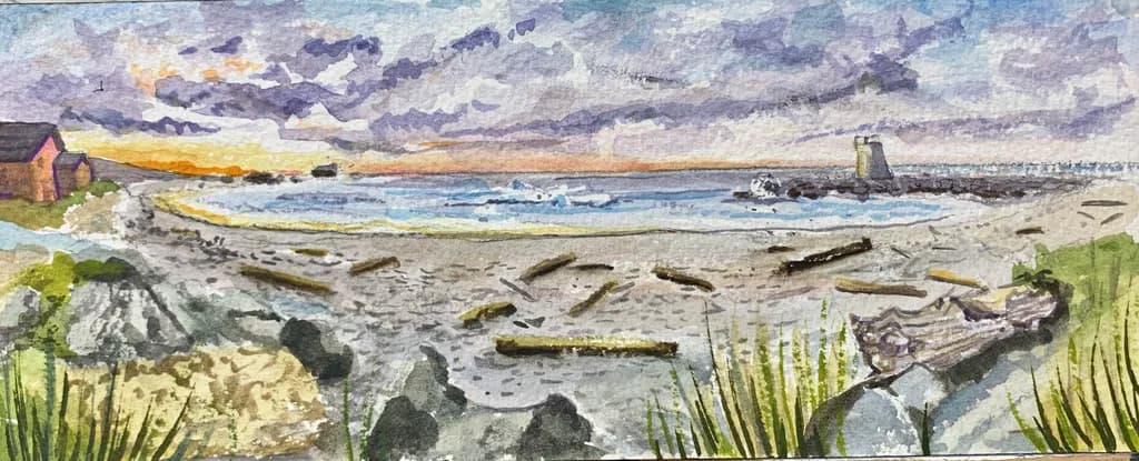 Coastal Twilight Beach