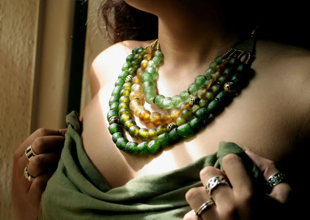 Krobo Beaded Necklace
