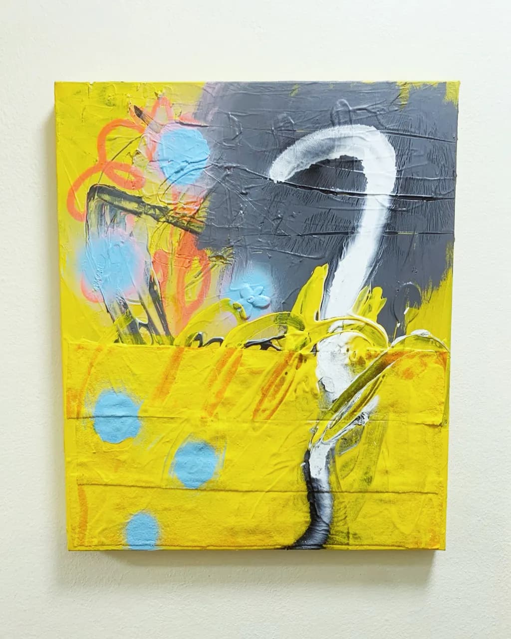 Abstract Yellow Composition