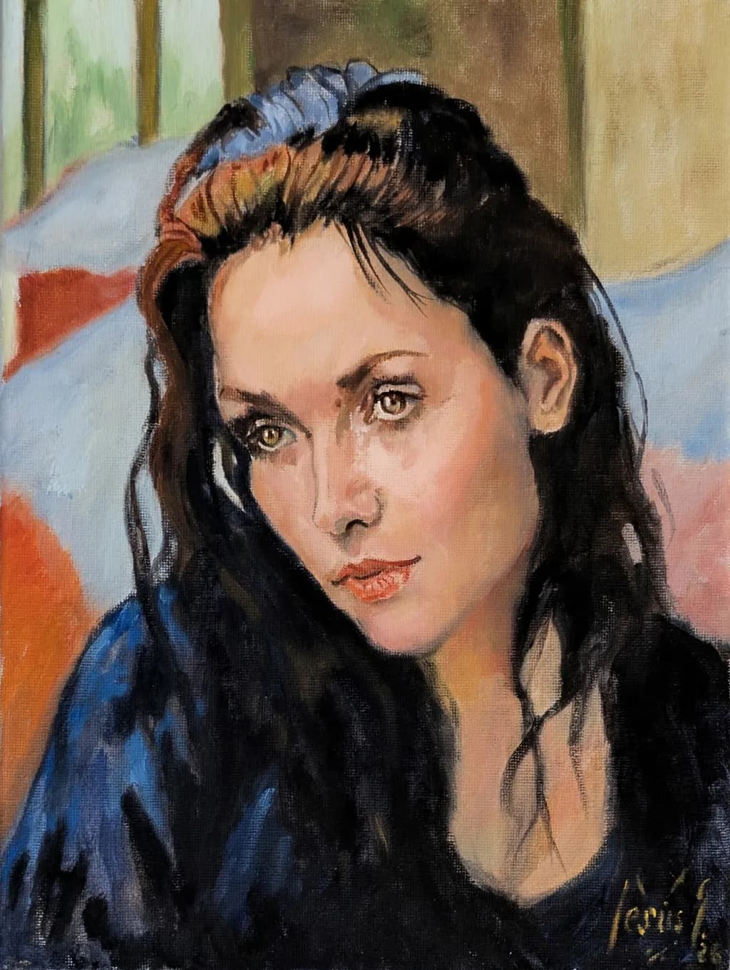 Trist Lady Portrait