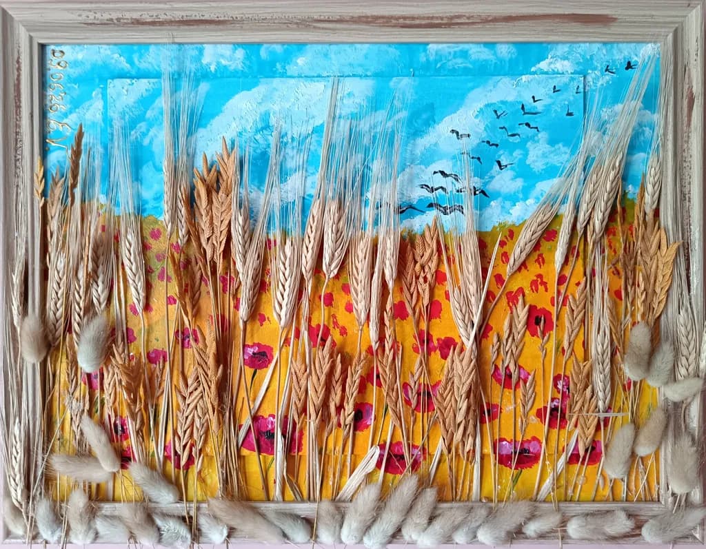 Wheat and Poppies
