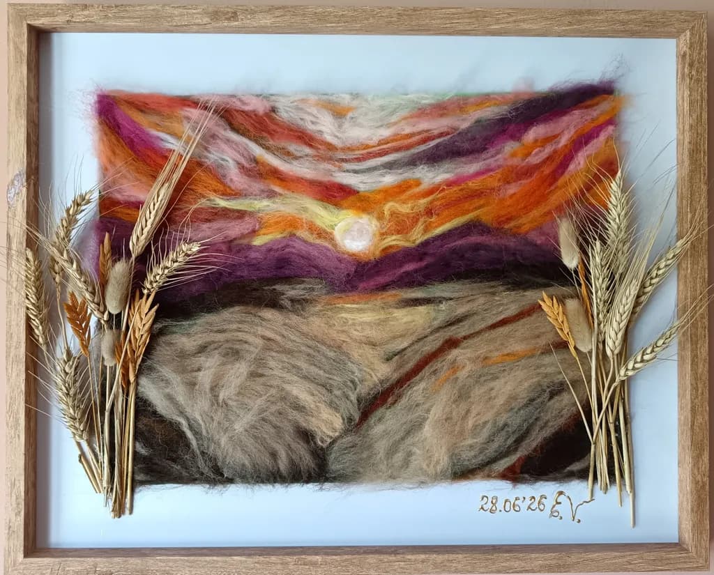 Woolen Sunset Fields