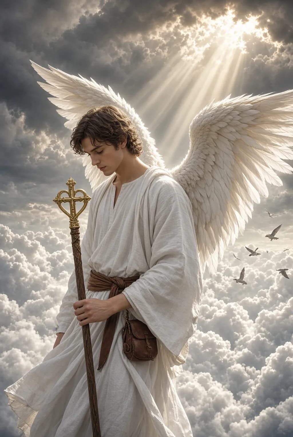 Angel Beneath the Sunbeams