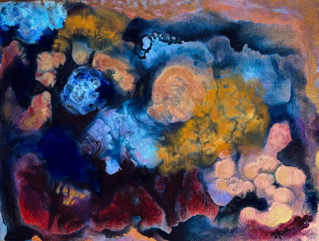 Whispers of Color: A Journey Through Abstract Emotion and Light