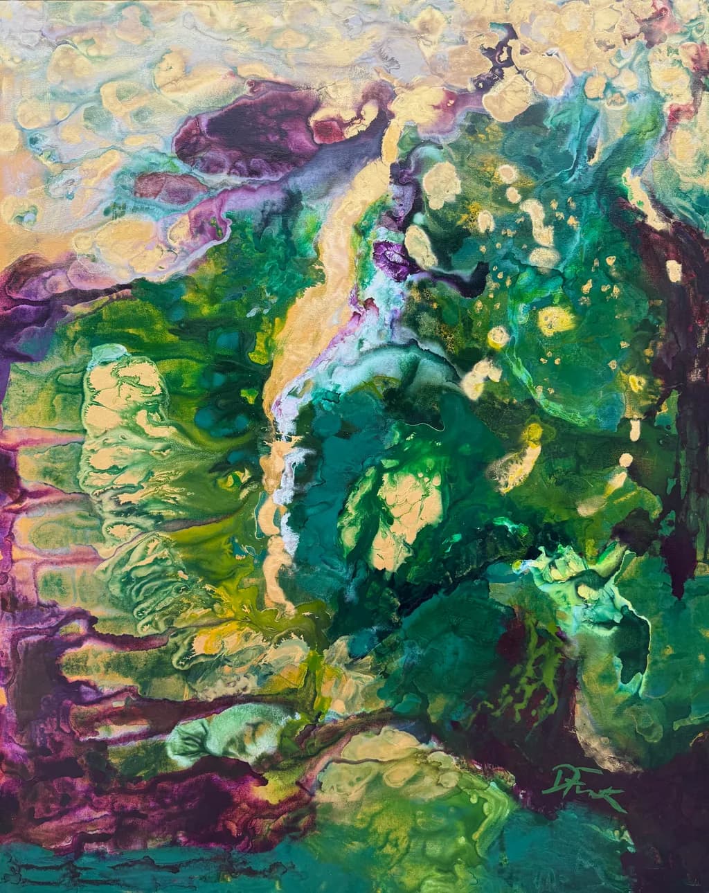 Whispers of the Divine: A Vibrant Journey Through Color and Texture