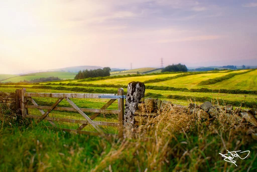 Countryside Gate View
