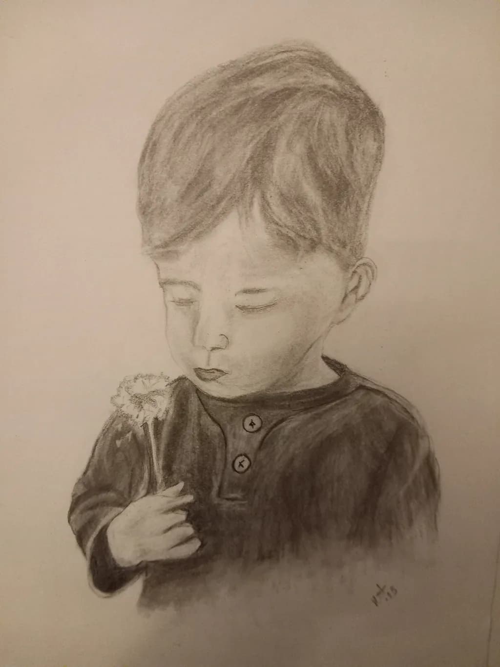 Child with Dandelion