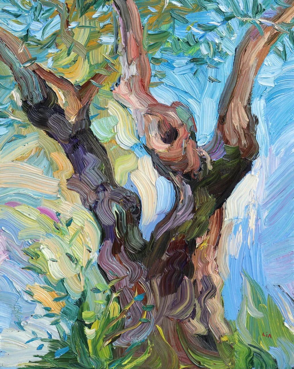 Twisting Branches