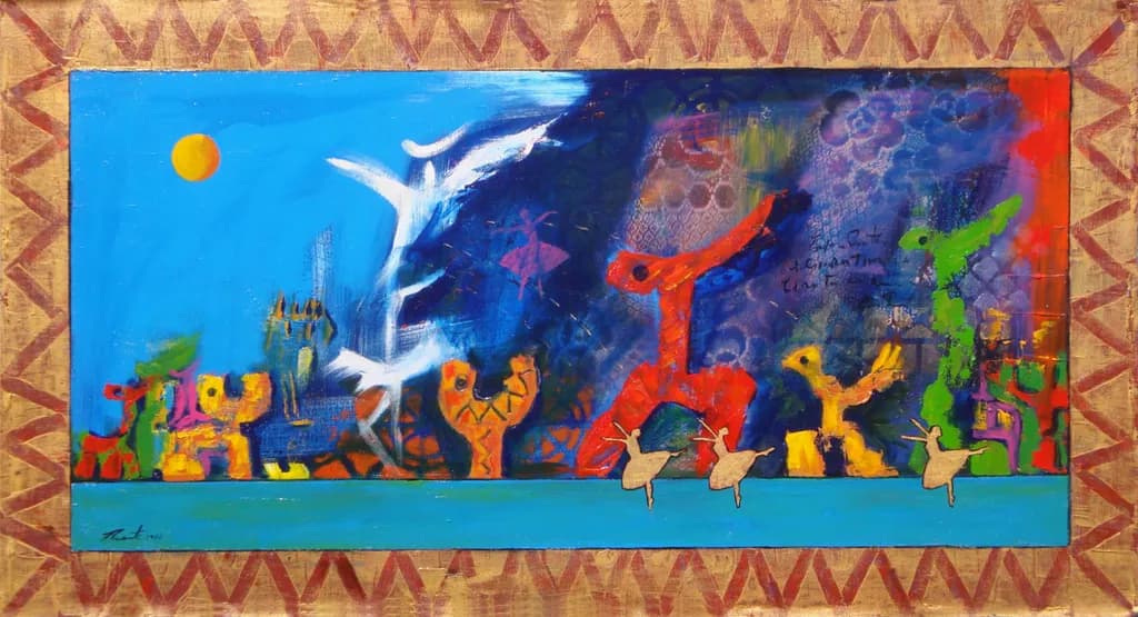 Abstract Figures Panorama