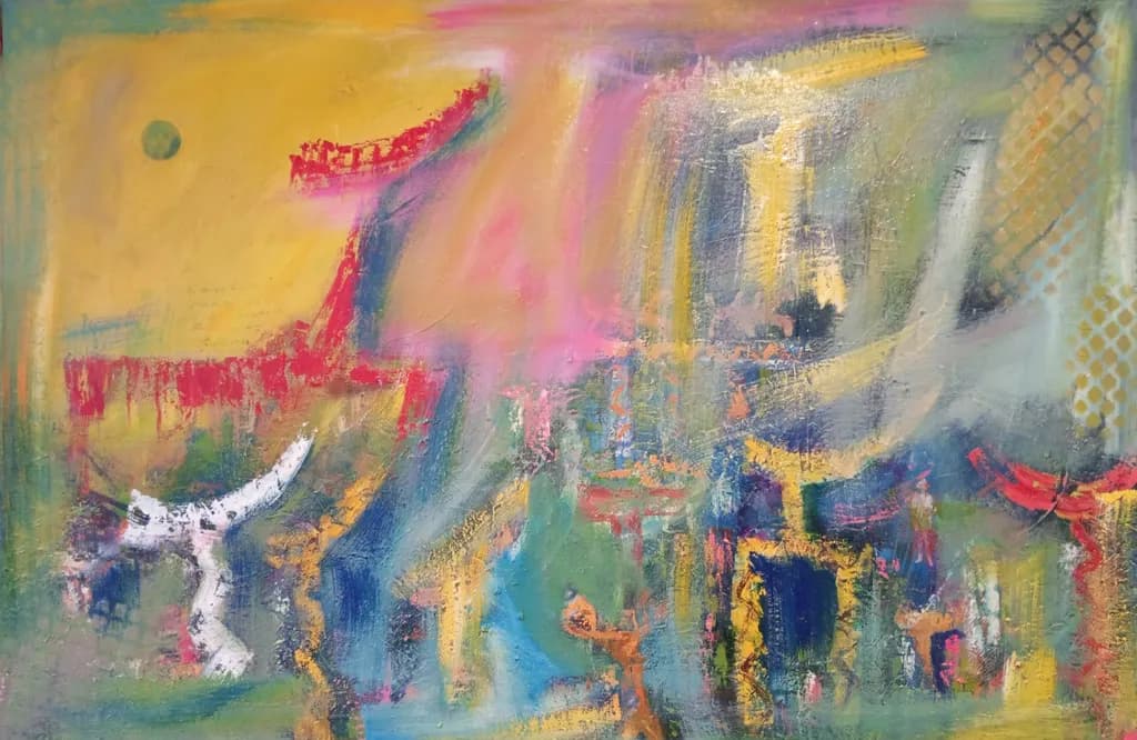 Colorful Abstract Cityscape