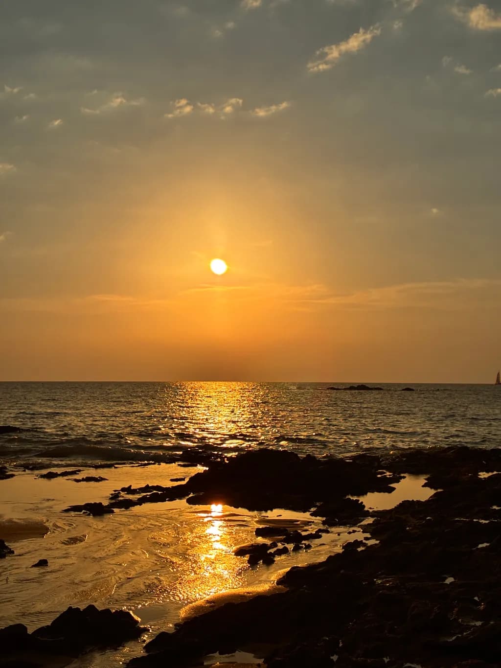 Golden Shoreline Glow