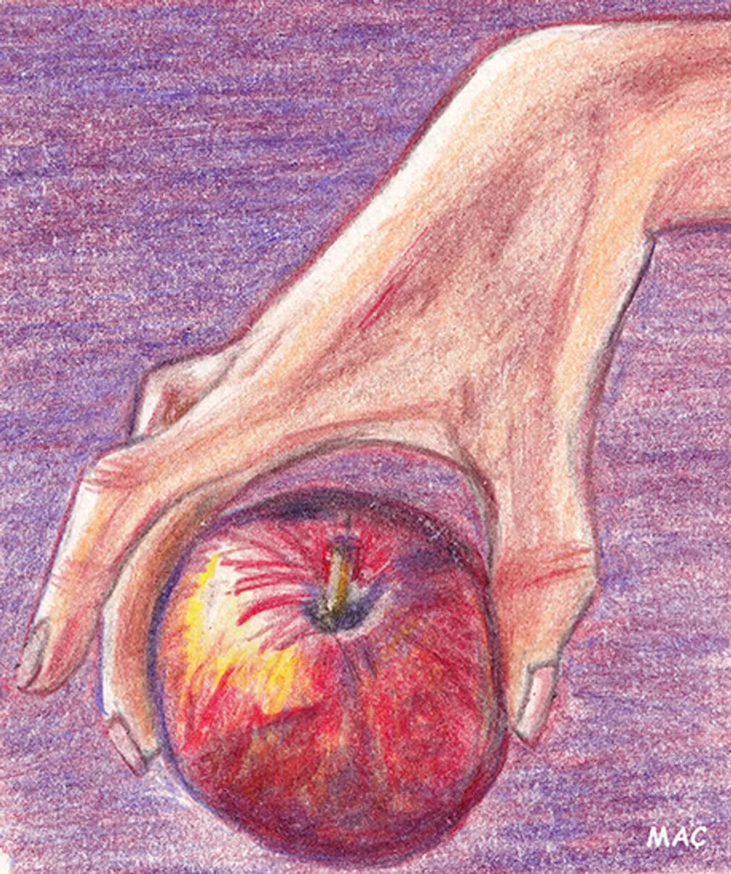 Handheld Apple