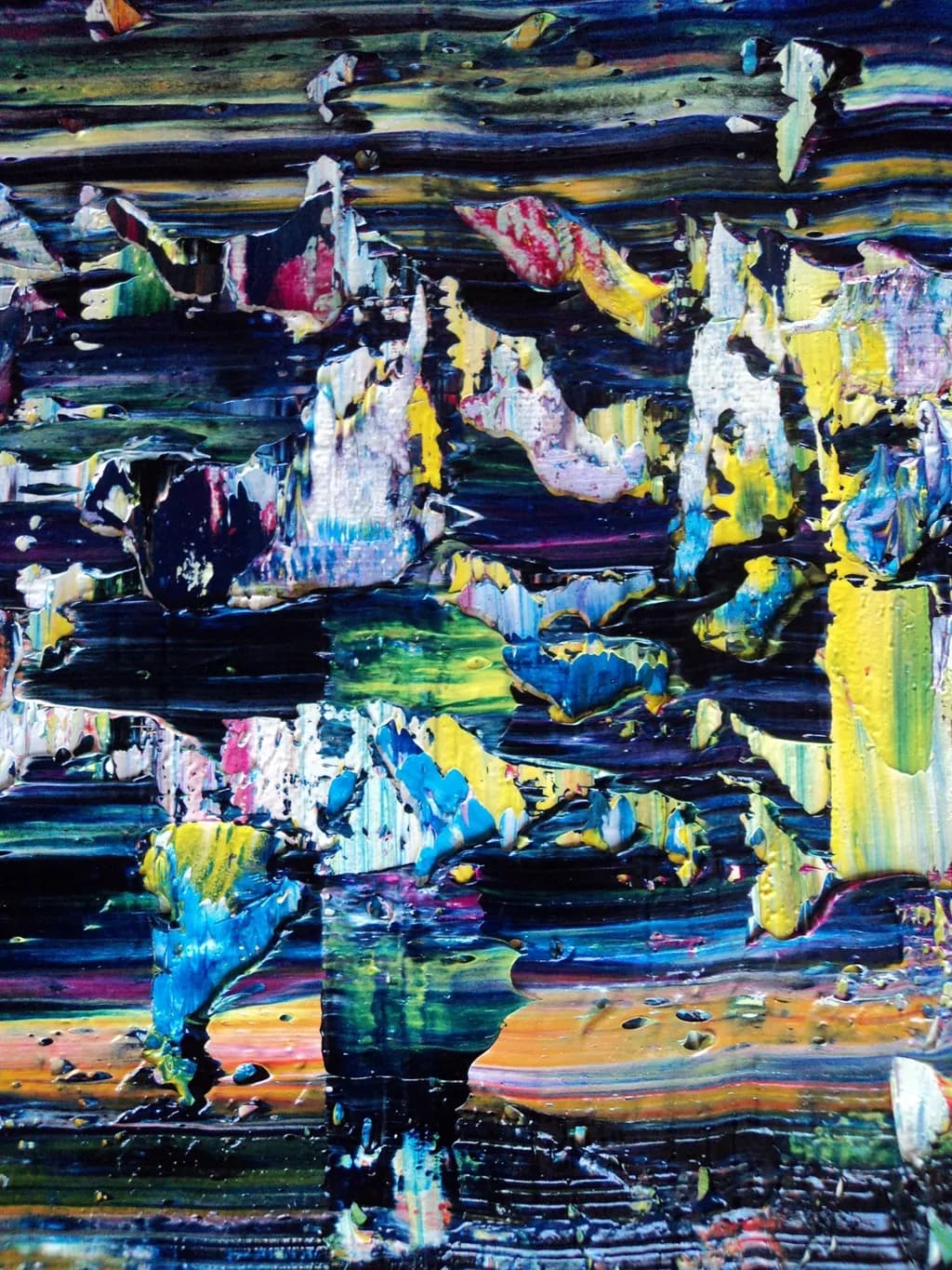 Vibrant Echoes: A Symphony of Color and Texture in Abstract Expressionism