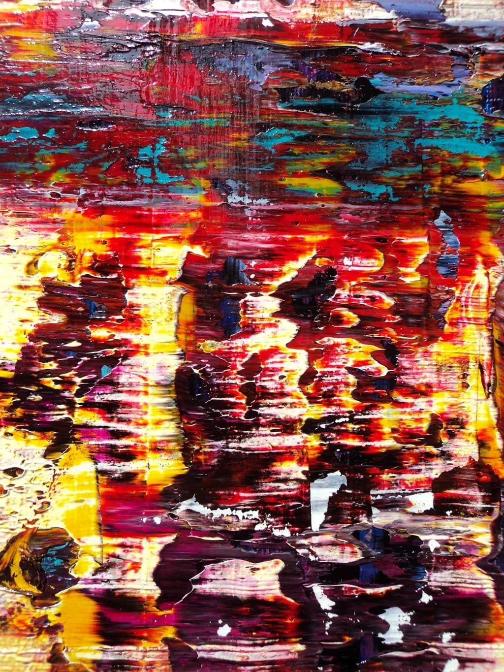 Vibrant Echoes: A Dance of Color and Texture in Abstract Expressionism