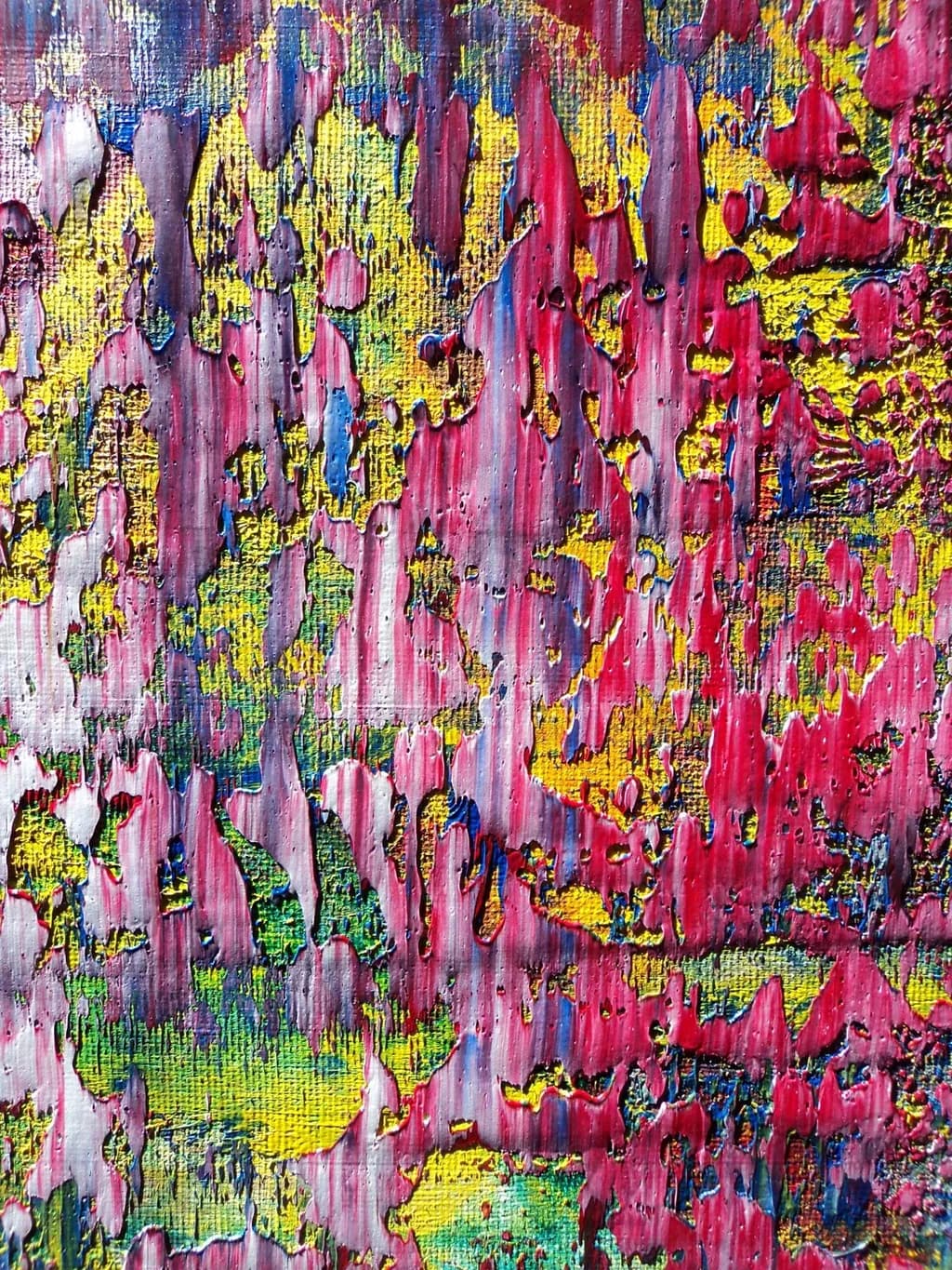 Vibrant Layers of Color: An Abstract Journey Through Texture and Emotion