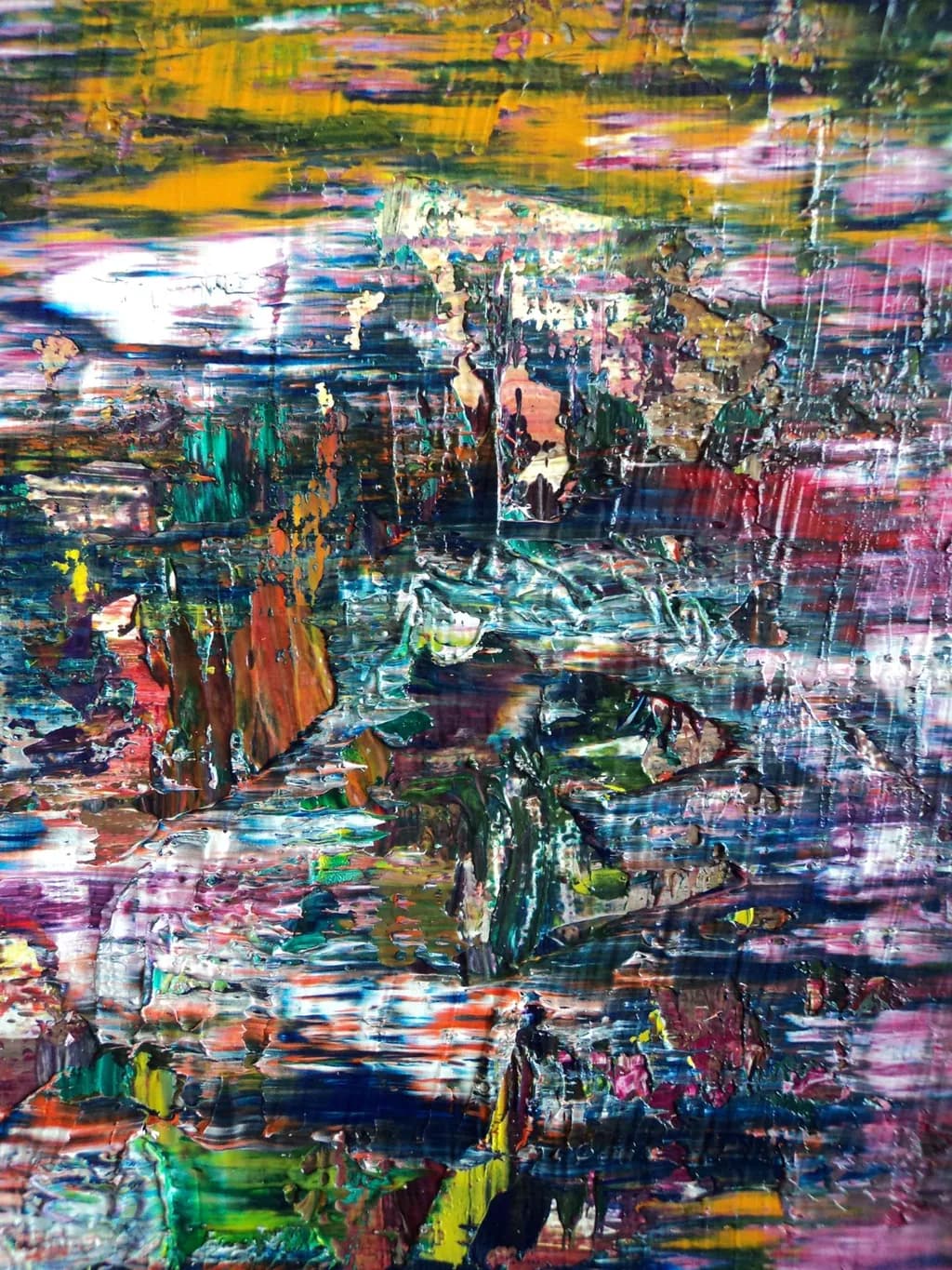 Vibrant Echoes of Color: A Journey Through Abstract Landscapes