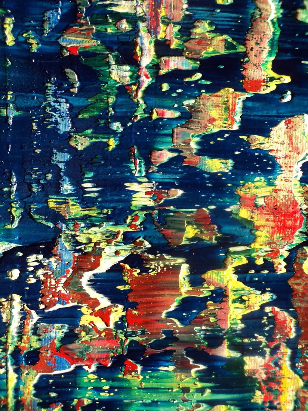 Vibrant Reflections: A Dance of Color and Light in Abstract Expressionism