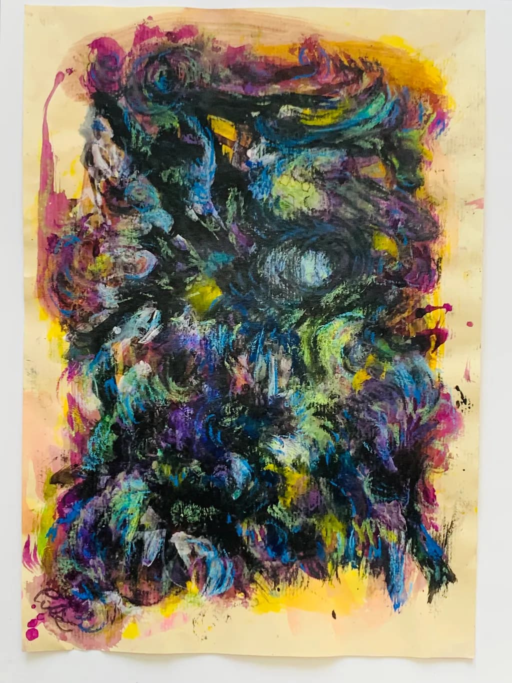 Whispers of Color: A Chaotic Dance of Emotion and Light