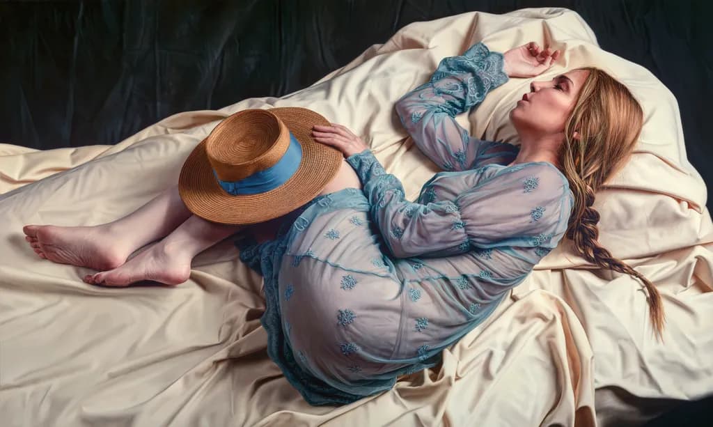 Whispers of Serenity: A Dreamy Elegance in Soft Hues and Delicate Textures