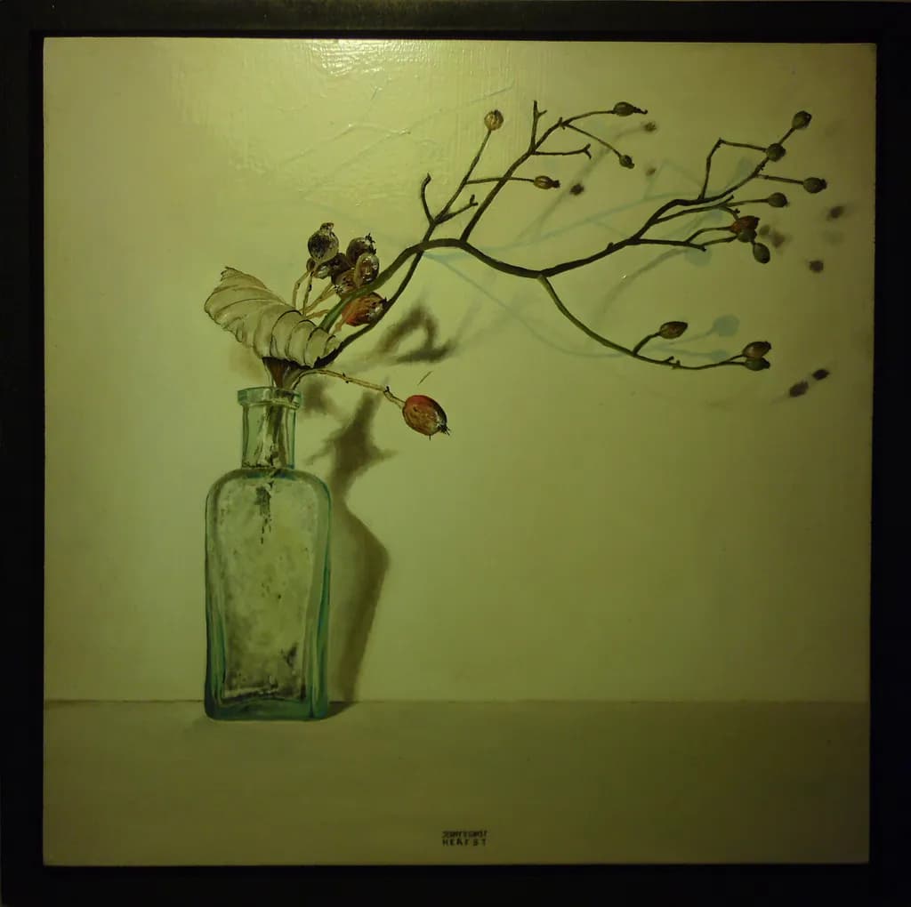 Herfst Branch in Glass