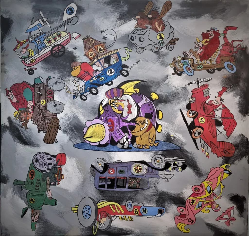 Whimsical Adventures in Colorful Cartoon Vehicles: A Whirlwind of Characters and Creativity