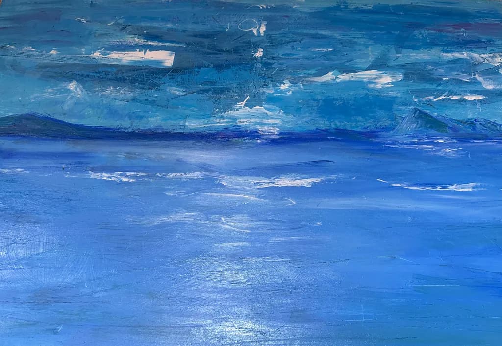 Blue Horizon Waves
