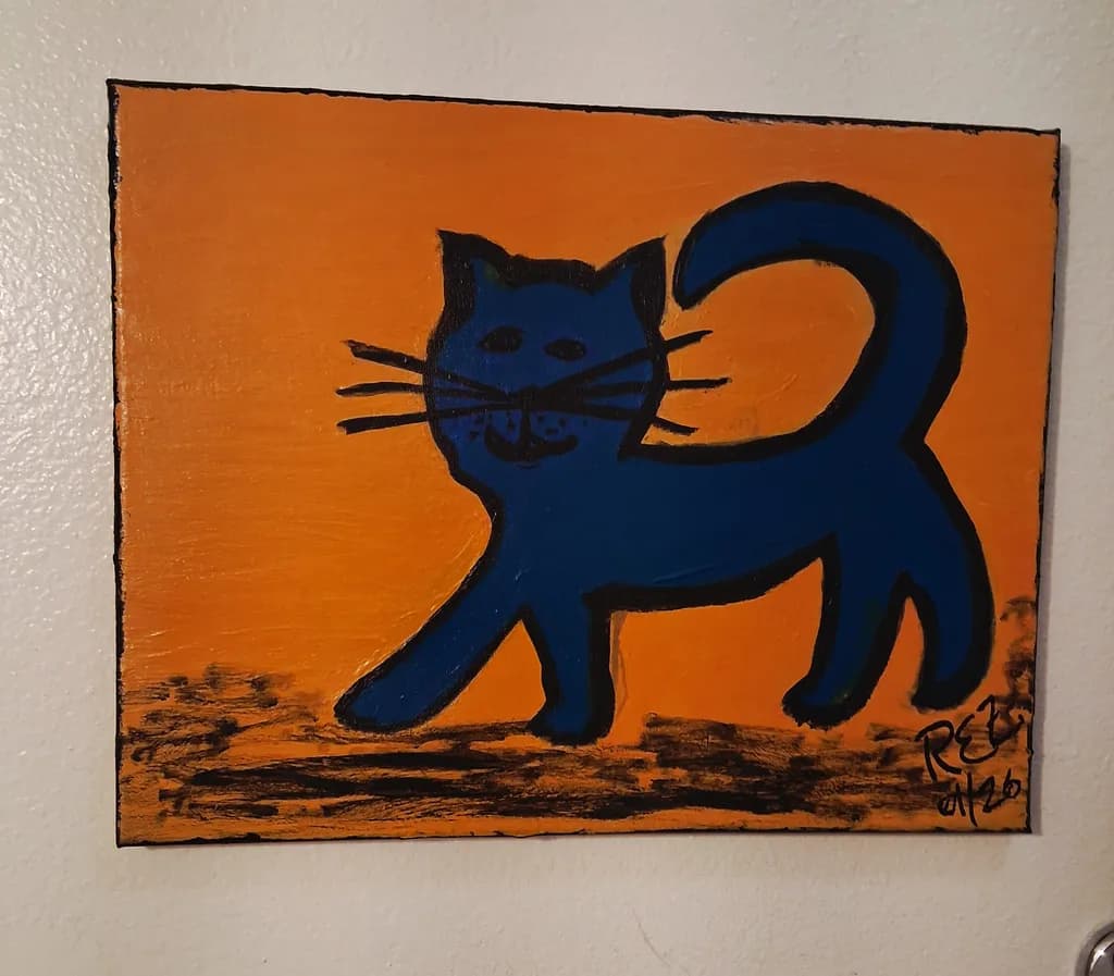 Blue Cat Stroll