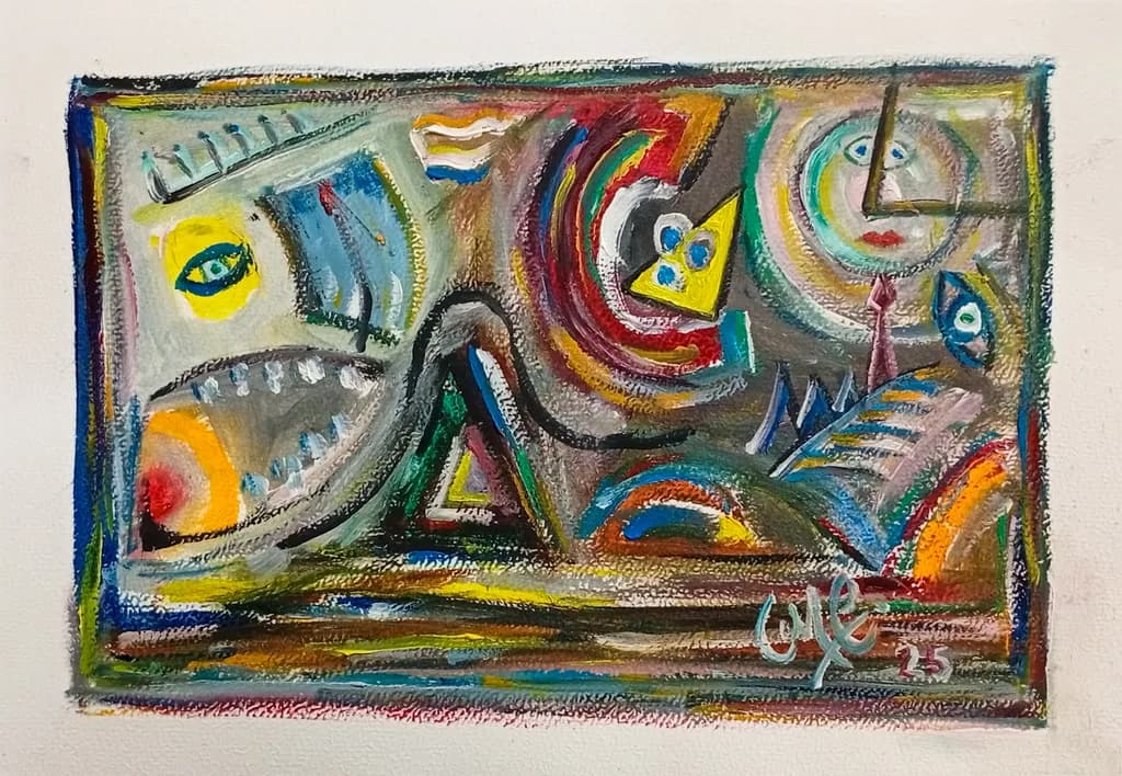 Abstract Faces Composition
