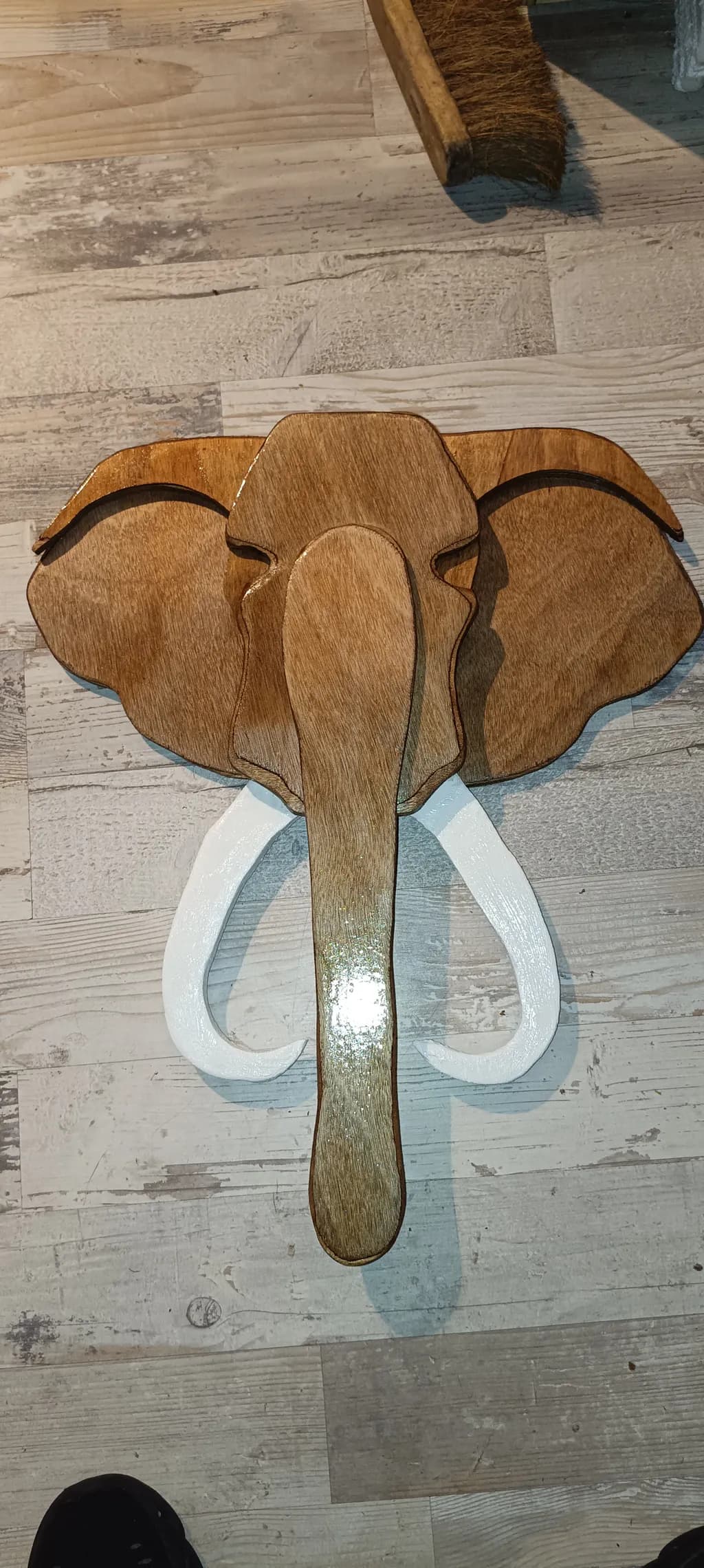 Wooden Elephant Emblem