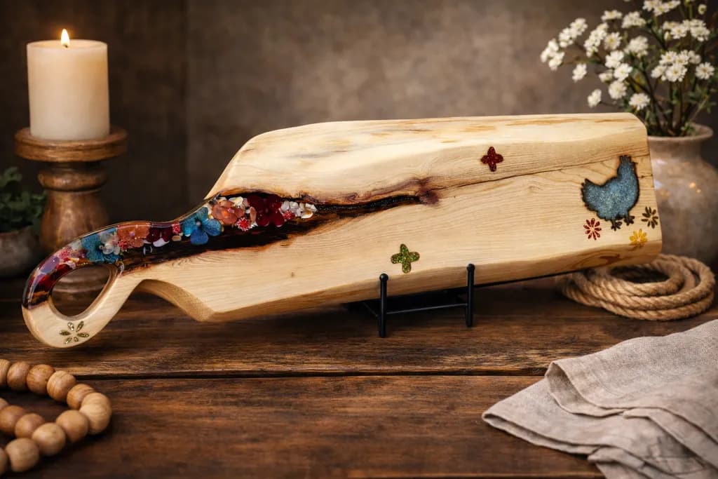 Chicken & Flowers Board