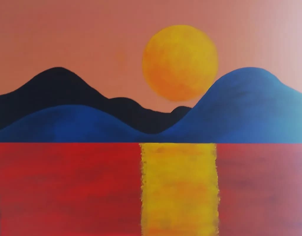 Sunset Serenade: A Vibrant Dance of Color and Emotion