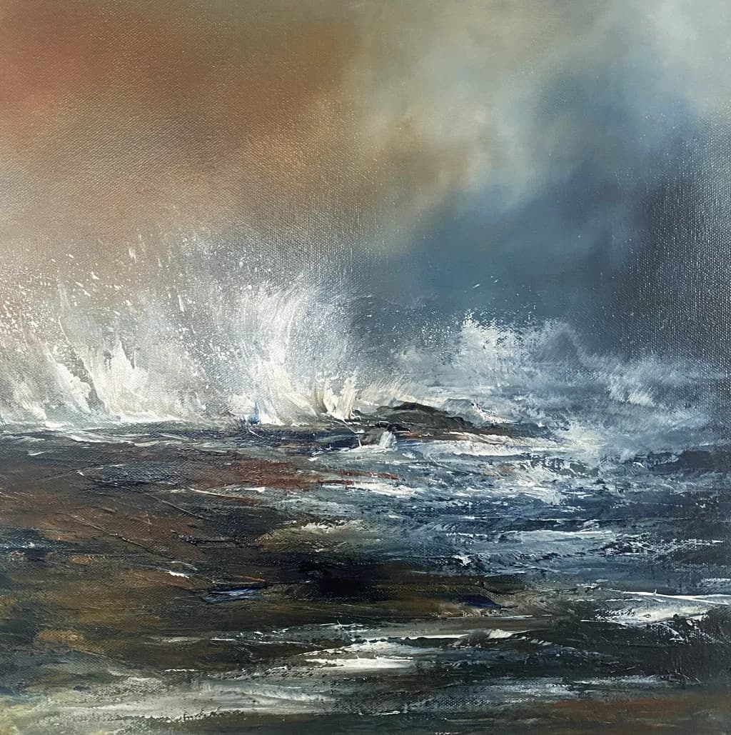 Stormy Ocean Abstract