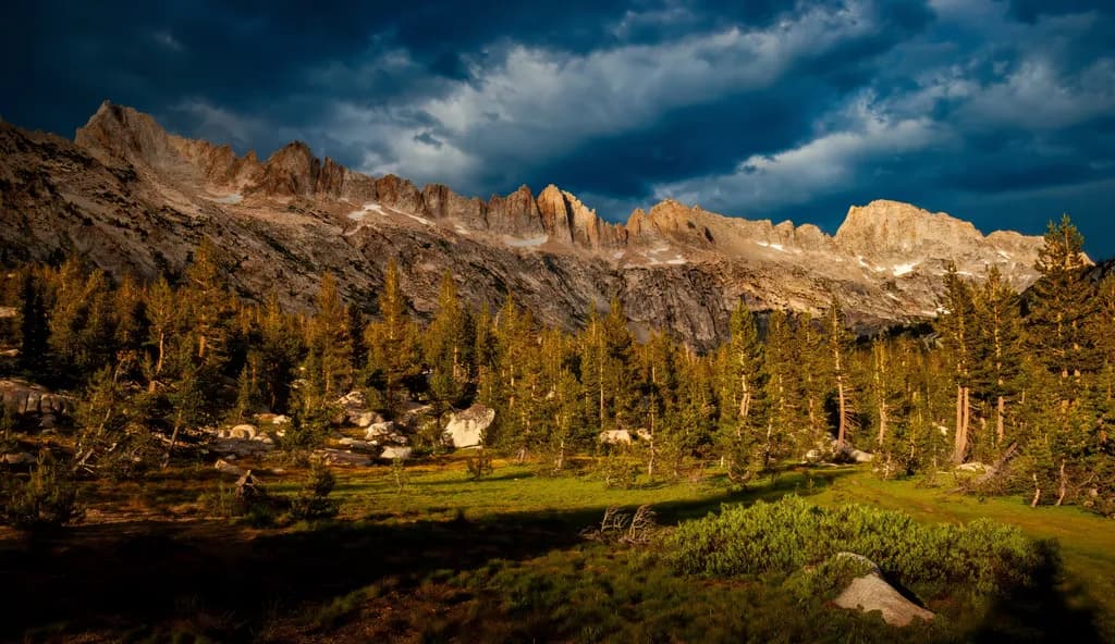 Storm Clouds Over Sawtooth Playground