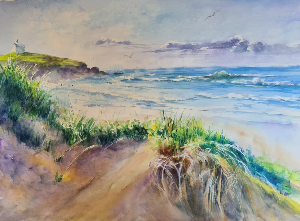 Lighthouse Beach at Sunrise